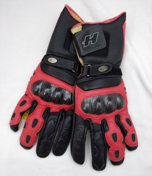 New HELD Motorcycle Armored Gloves / Red and Black / Size 10
