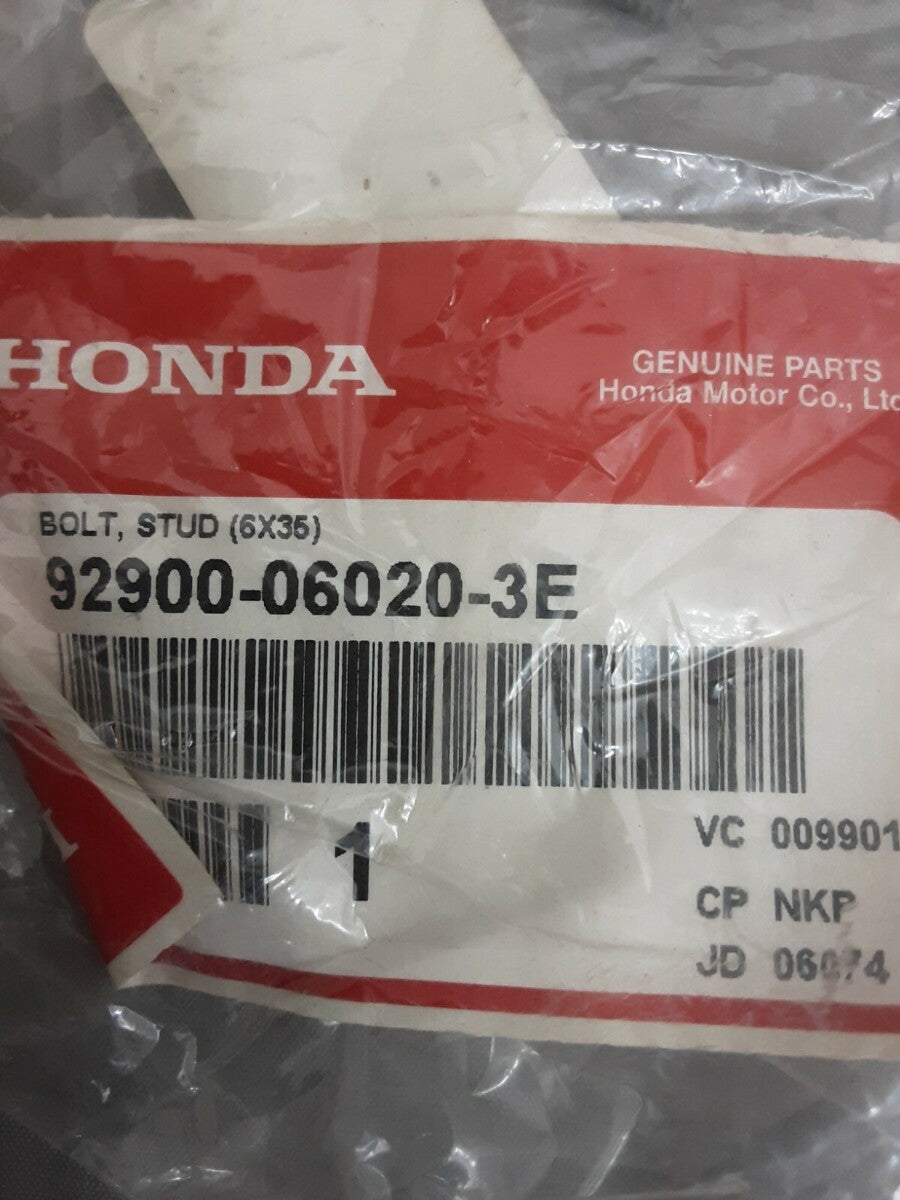 NEW GENUINE HONDA 992900-06020-3E BOLT, STUD (6X35) XR200R NX125