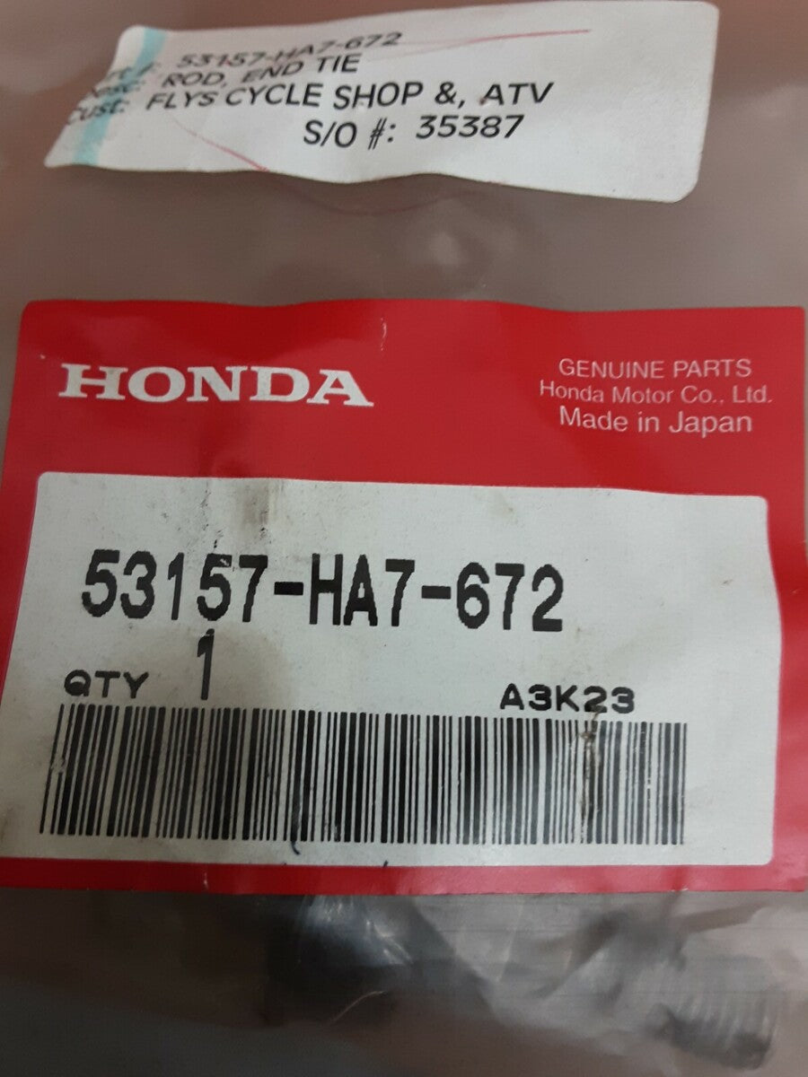 NEW GENUINE HONDA 53157-HA7-672 TIE ROD END FourTrax Foreman TRX350D