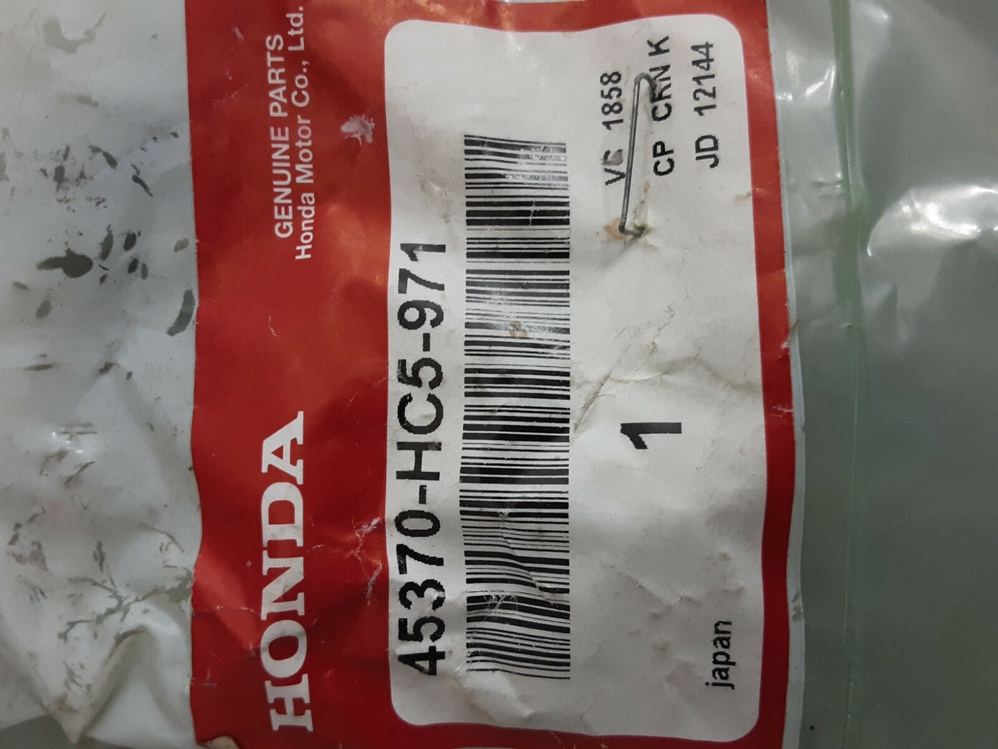 NEW GENUINE HONDA 45370-HC5-971 CYLINDER ASSY. B, L. FR. WHEEL (NISSIN) TRX350