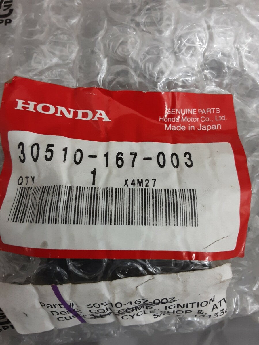 NEW GENUINE HONDA 30510-167-003 COIL, IGNITION Aero NB50 NH80 ATC110 ATC125