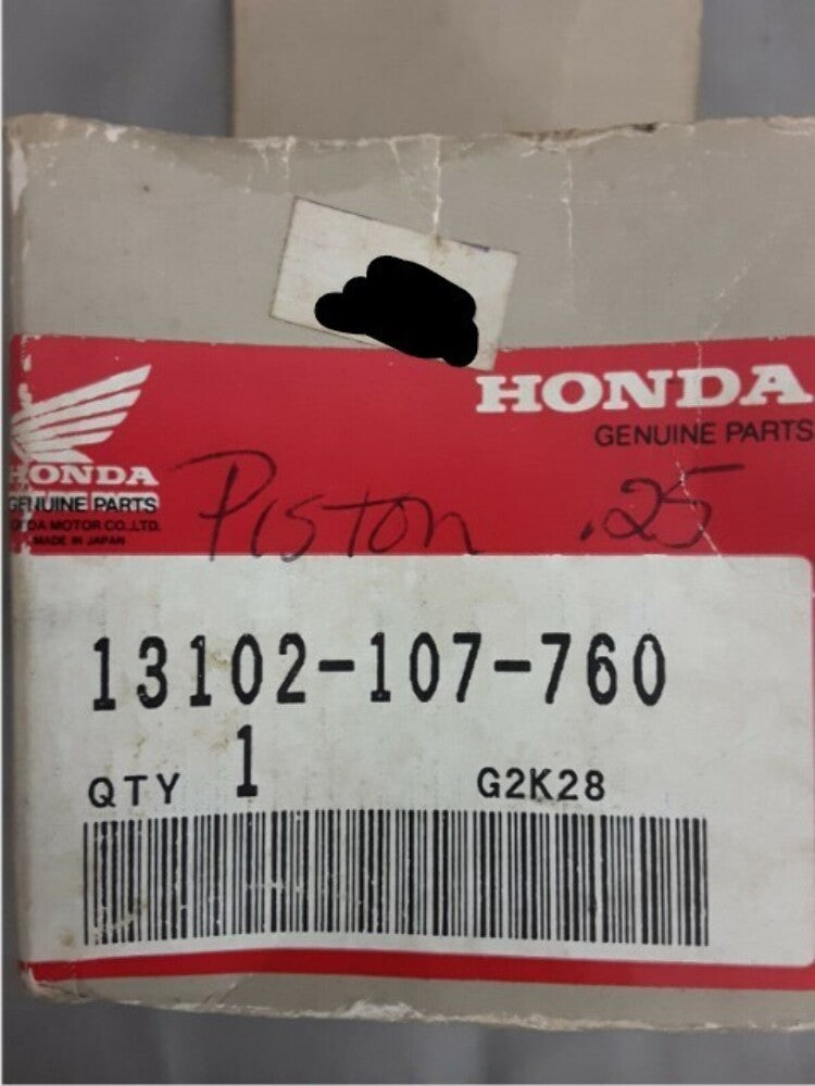 NEW GENUINE HONDA 13102-107-760 PISTON (OS) (0.25) HURRICANE CBR600 1987