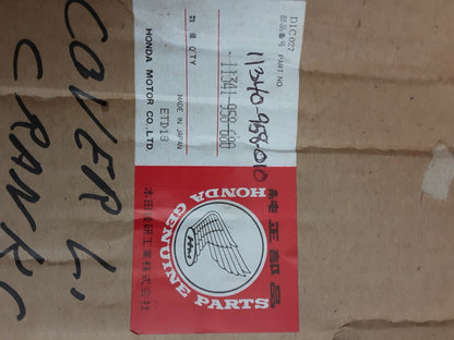 NEW GENUINE HONDA 11341-958-680 COVER, L. CRANKCASE ATC200