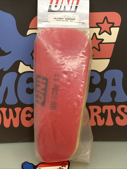 NEW UNI TWO STAGE COMPETITION FILTER NU-2388ST KAWASAKI PRAIRIE 650 TWIN