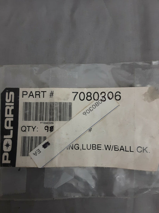 NEW GENUINE POLARIS 7080306 FITTING,LUBE.W/BALL CK. 9 pack Scrambler W857027