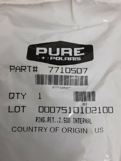 NEW GENUINE POLARIS 7710507 RING, RET., 2.500 INTERNAL RANGER A10RB42AA