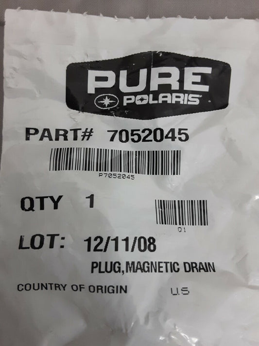 NEW GENUINE POLARIS 7052045 PLUG, PIPE Trail Boss W878127 Big Boss W918727
