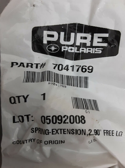 NEW GENUINE POLARIS 7041769 SPRING-EXTENSION, 2.90" FREE LG Scrambler 400