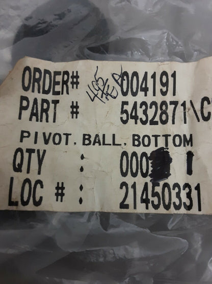 NEW GENUINE POLARIS 5432871 PIVOT, BALL, BOTTOM Scrambler W857027