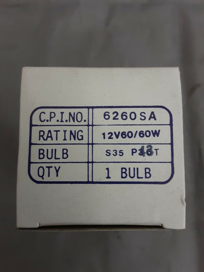 NEW CANDLEPOWER BULB 6260SA 12V60/60W HEADLIGHT REPLACEMENT