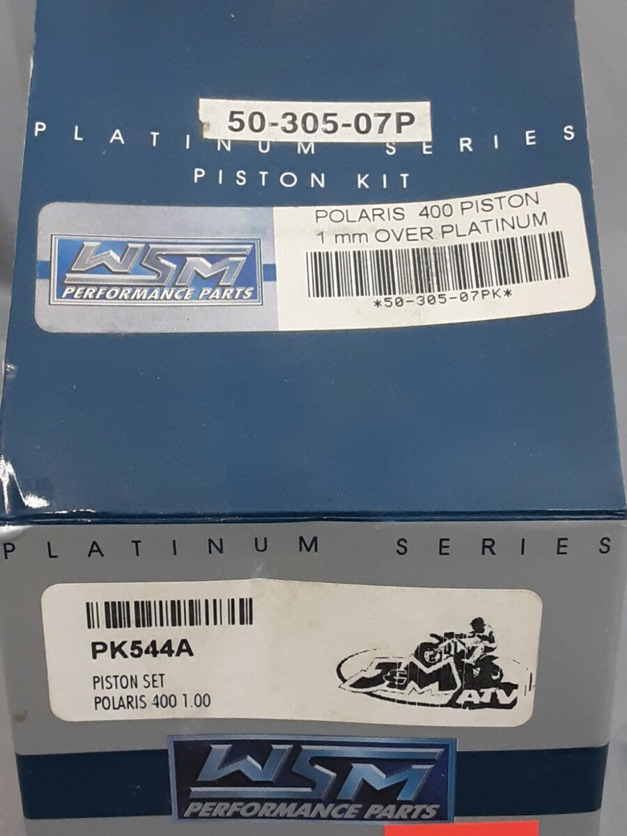 NEW WSM 50-305-07PK PISTON KIT 1mm Over Platinum POLARIS 400