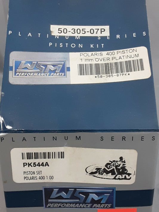NEW WSM 50-305-07PK PISTON KIT 1mm Over Platinum POLARIS 400