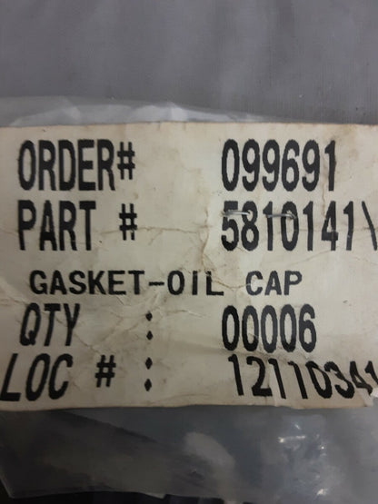 NEW POLARIS 5810141 GASKET-OIL CAP QTY 6 Scrambler Trail Boss Cyclone Big Boss