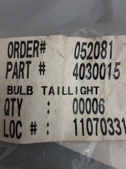 NEW GENUINE POLARIS 4030015 BULB TAILLIGHT (QTY 2) Trail Boss 350L Sportsman