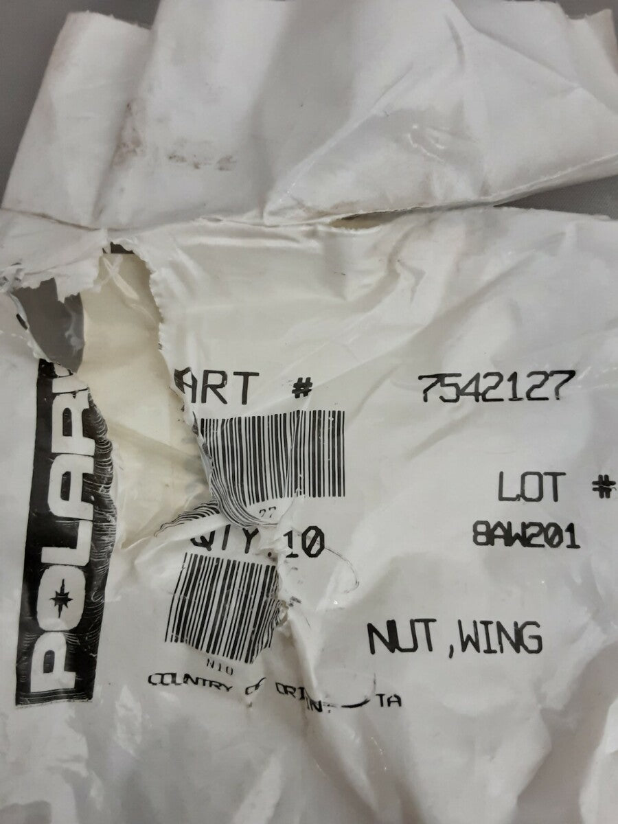 NEW GENUINE POLARIS 7542127 NUT, WING (QTY4) Cyclone Trail Boss Big Boss