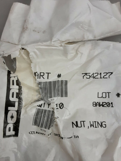 NEW GENUINE POLARIS 7542127 NUT, WING (QTY4) Cyclone Trail Boss Big Boss