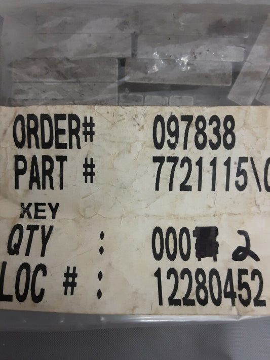 NEW GENUINE POLARIS 7721115 KEY (QTY 2) Big Boss 400L Sportsman 400L