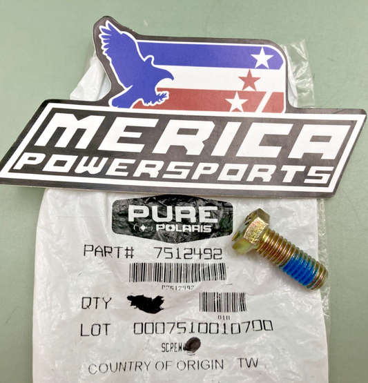 NEW GENUINE POLARIS 7512492 SCREW (QTY 8) Scrambler Trail Boss