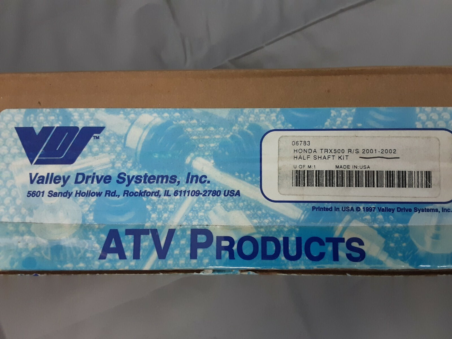 NEW VDS AX126R AXLE HALF-SHAFT-RIGHT KIT HONDA TRX500