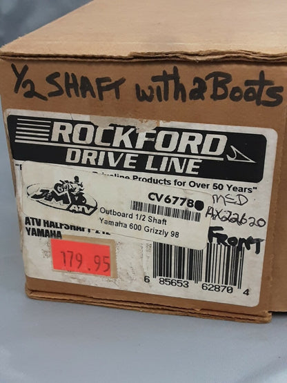NEW ROCKFORD CV6778 KIT YAMAHA GRIZZLY 600 1/2 HALF SHAFT