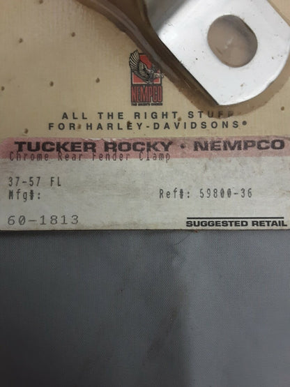 NEW NEMPCO 59800-36 HARLEY DAVIDSON REAR FENDER CLAMPS  KNUCKLE,PAN,FLATHEAD
