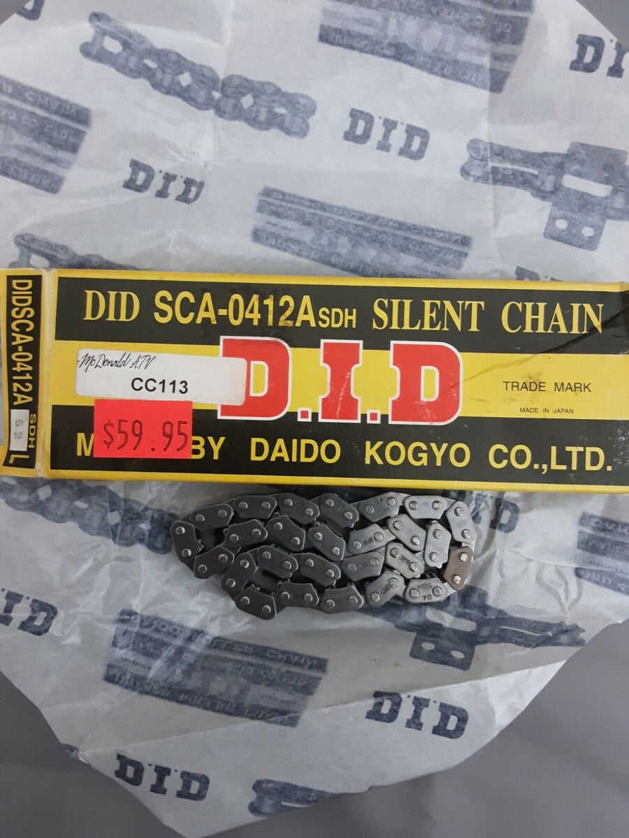 NOS D.I.D. SCA-0412A-52LE SILENT CAM CHAIN