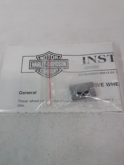 NEW HARLEY DAVIDSON Skull Wheel Weight Kit 1/2oz Ref# 95619-04