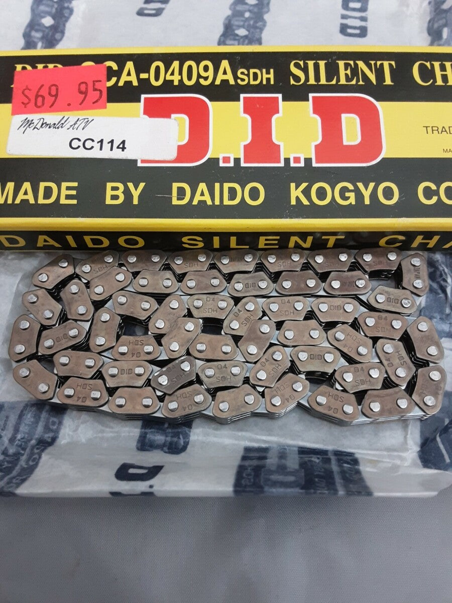NOS D.I.D. SCA-0409A-104LE SILENT CAM CHAIN