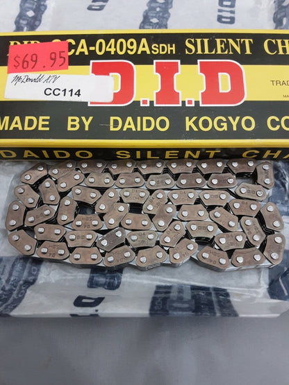 NOS D.I.D. SCA-0409A-104LE SILENT CAM CHAIN