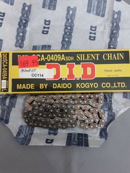 NOS D.I.D. SCA-0409A-104LE SILENT CAM CHAIN