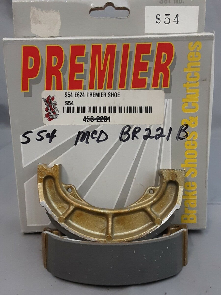 NEW PREMIER S54 FRONT BRAKE SHOES LT160 LTF160