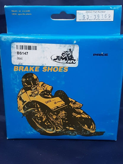 NEW EMGO FRONT BRAKE SHOES 93-39169 HONDA TRX200 TRX250 FL350 FL400