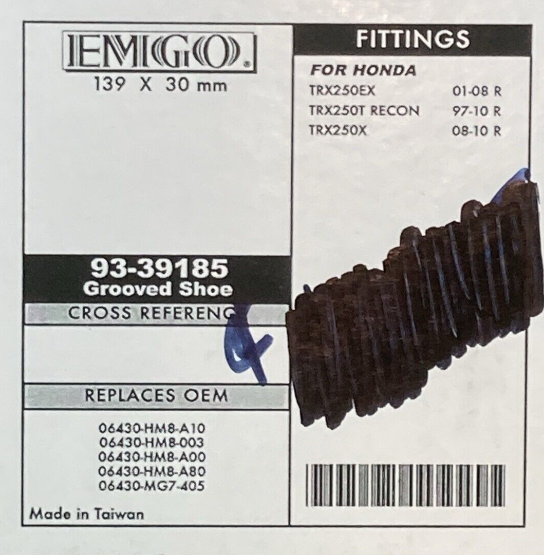 NEW EMGO REAR BRAKE SHOES 93-39185 HONDA RECON SPORTRAX TRX250