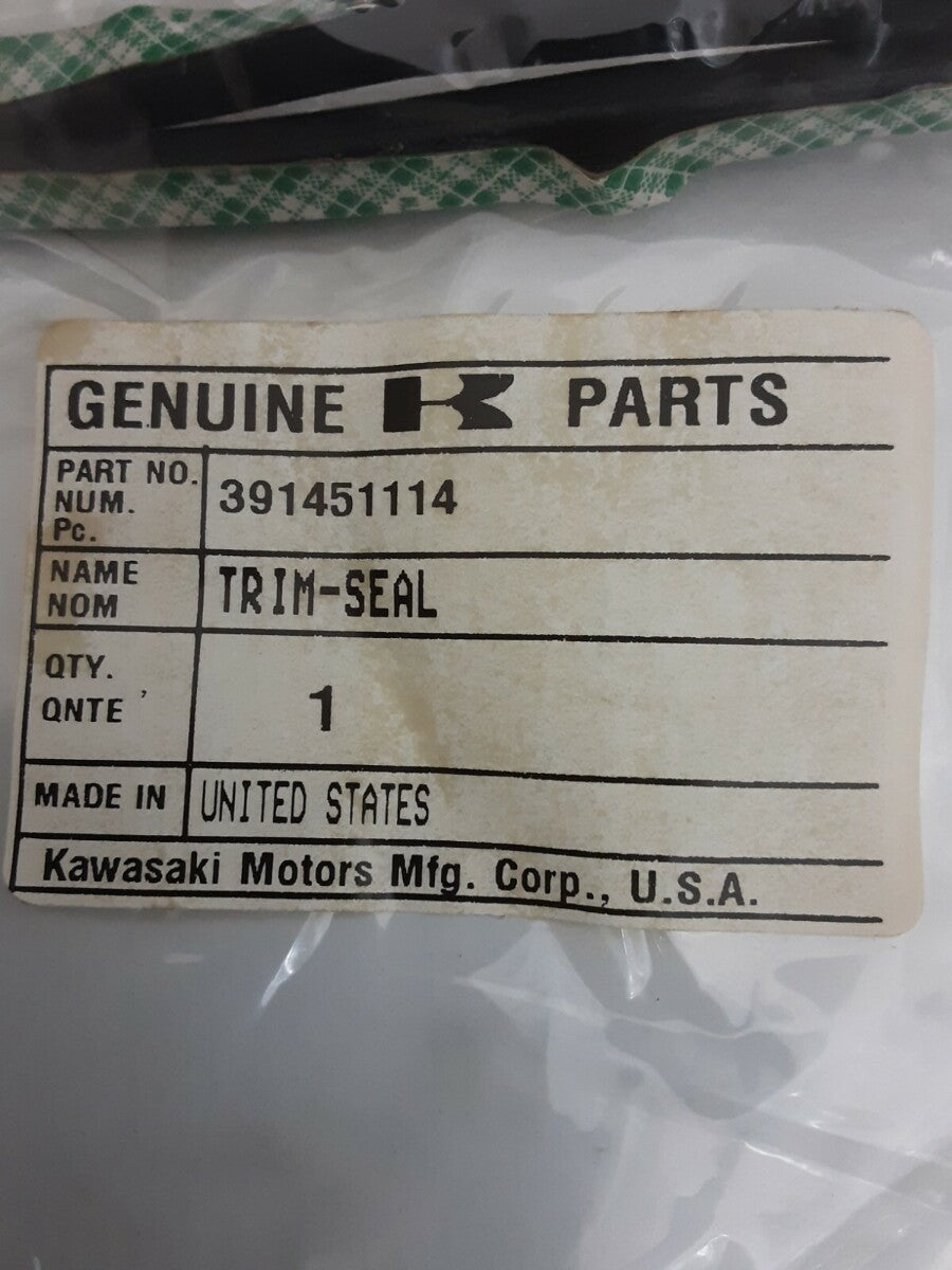NEW GENUINE KAWASAKI 39145-1114 TRIM-SEAL, CONVERTER COVER Prairie KVF400