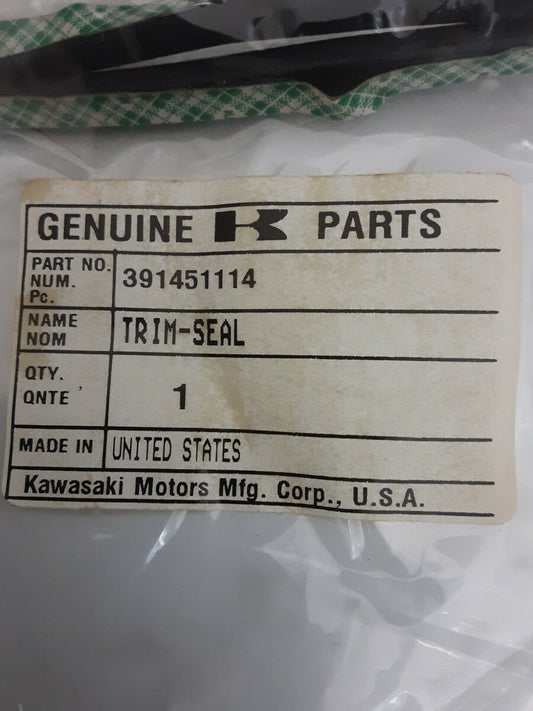 NEW GENUINE KAWASAKI 39145-1114 TRIM-SEAL, CONVERTER COVER Prairie KVF400