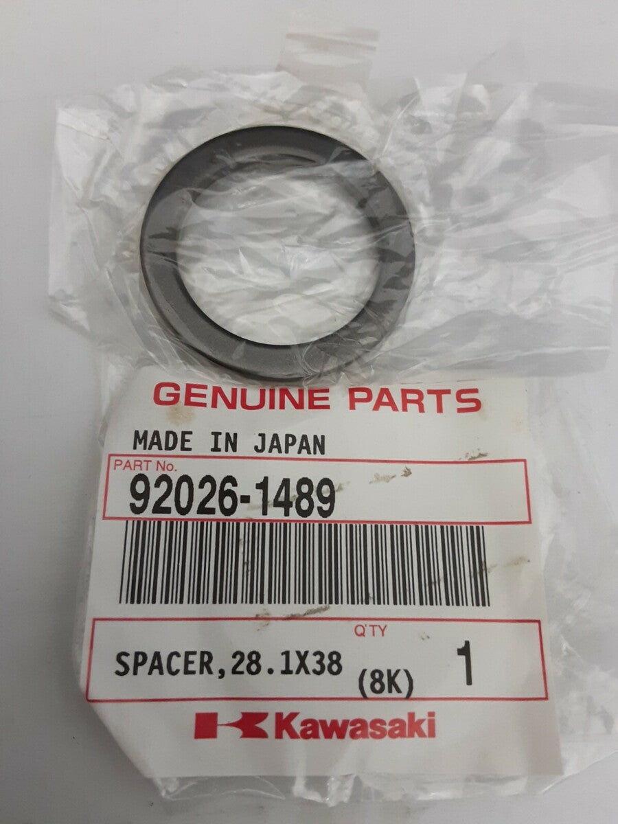 NEW GENUINE KAWASAKI 92026-1489 SPACER, 28.1X38X2.6 Mule KAF620 Diesel KAF950