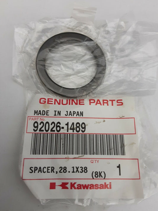 NEW GENUINE KAWASAKI 92026-1489 SPACER, 28.1X38X2.6 Mule KAF620 Diesel KAF950