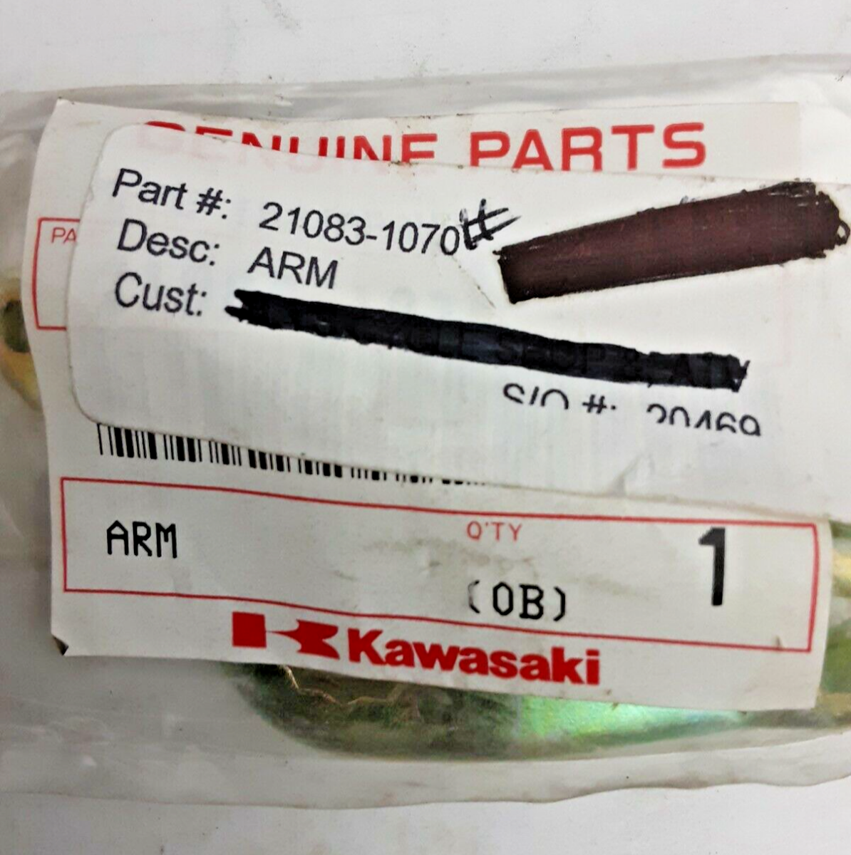 NEW GENUINE KAWASAKI 21083-1070 ARM REAR BRAKE