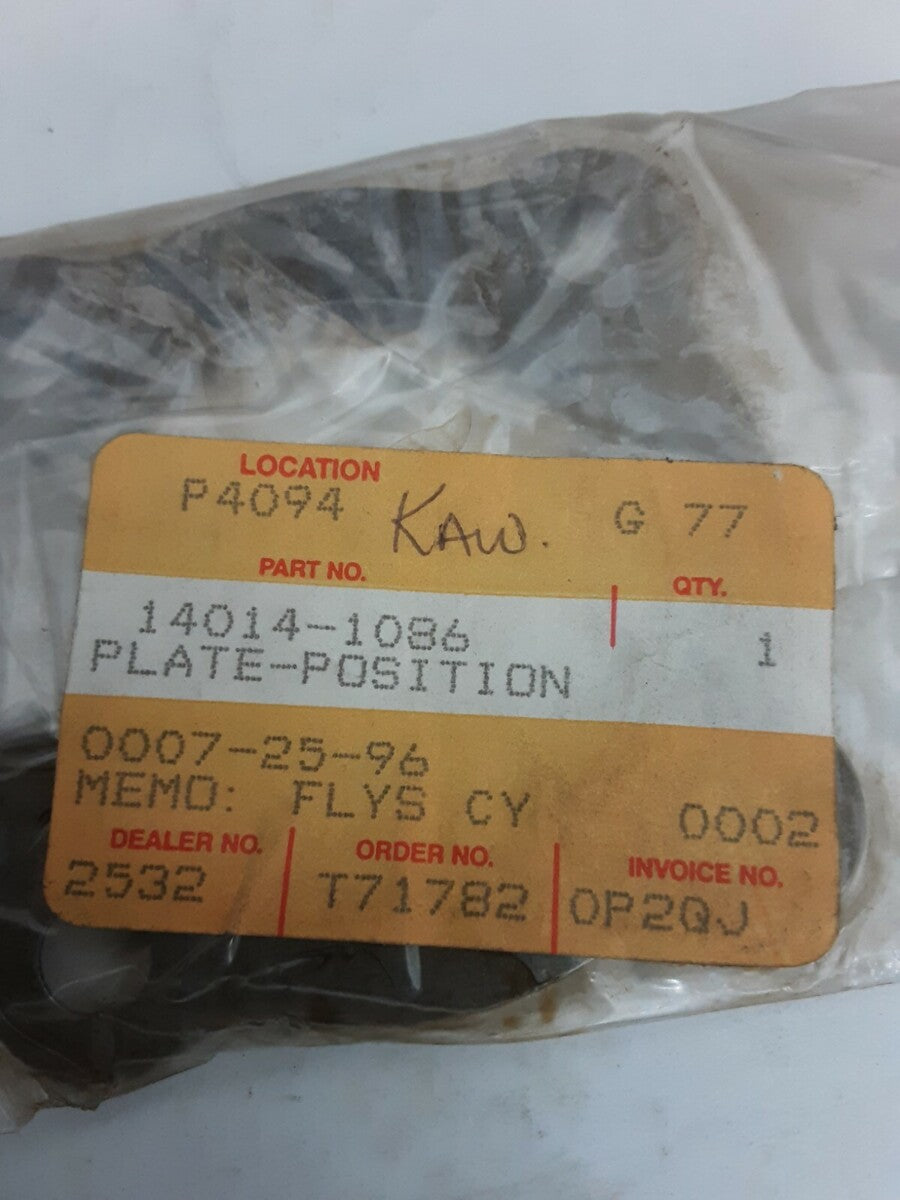 NEW GENUINE KAWASAKI 14014-1086 PLATE-POSITION Bayou KLF220 KLF250