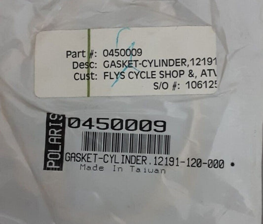 NEW GENUINE POLARIS 0450009 QTY 2 GASKET-CYLINDER Scrambler 90 90X Predator 90