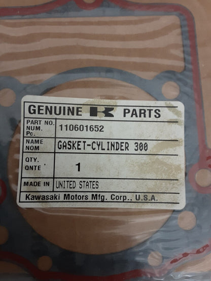 NEW GENUINE KAWASAKI 110601652 GASKET CYLINDER BASE Bayou KLF300 1986-2005