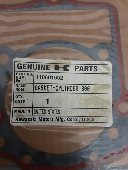 NEW GENUINE KAWASAKI 110601652 GASKET CYLINDER BASE Bayou KLF300 1986-2005