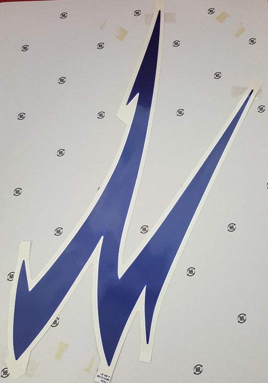 NEW GENUINE HONDA 17535-MCH-G10ZA Blue Stripe A R Type 1 2006 VTX1800F2