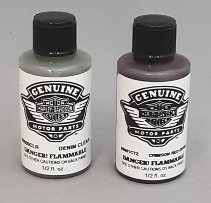 NEW GENUINE HARLEY DAVIDSON 98601CTZ Crimson Red Denim and Clear 1/2 FL. OZ.