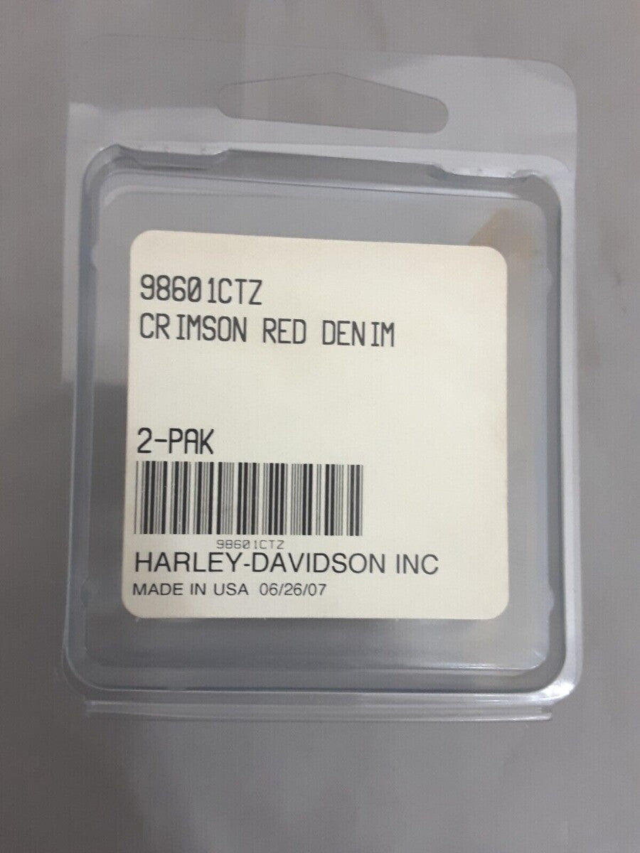 NEW GENUINE HARLEY DAVIDSON 98601CTZ Crimson Red Denim and Clear 1/2 FL. OZ.