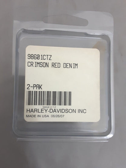 NEW GENUINE HARLEY DAVIDSON 98601CTZ Crimson Red Denim and Clear 1/2 FL. OZ.
