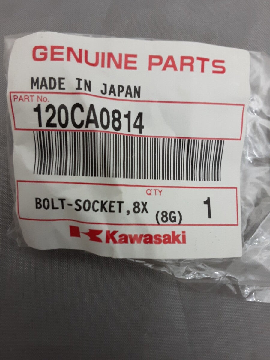 NEW GENUINE KAWASAKI 120CA0814 QTY 2 BOLT-SOCKET Voyager ZN1300 Bayou KLF185