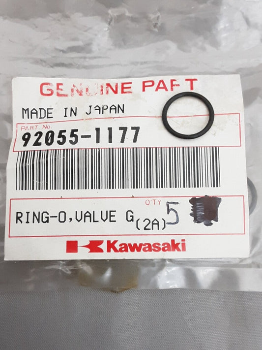 NEW GENUINE KAWASAKI 92055-1177 QTY 5 RING-O KLT110 Bayou KLF185 Ninja ZX600
