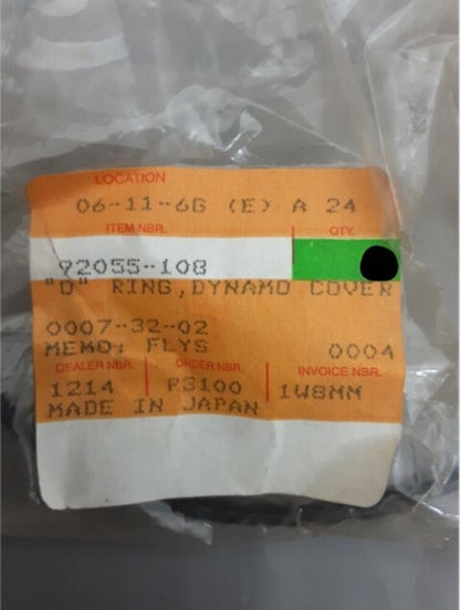 NEW GENUINE KAWASAKI 92055-108 O-RING,DYNAMO COVER KZ250 KZ200 KZ305 KLT250