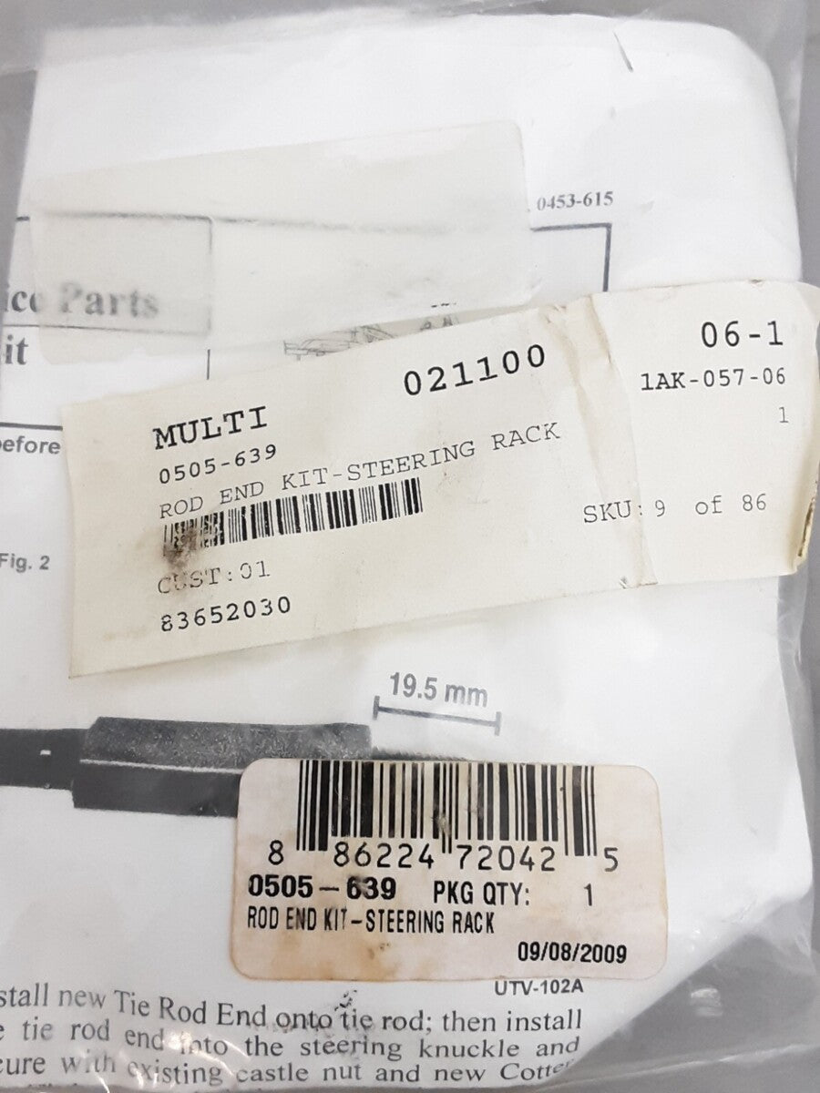 NEW GENUINE ARCTIC CAT 0505-639 ROD END KIT-STEERING